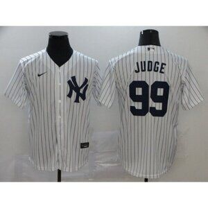 Mens Aaron Judge White Stitched Jersey
